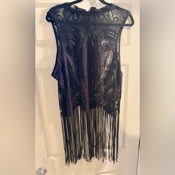 Torrid Black Lace Sleeveless Top - Picture 4 of 7